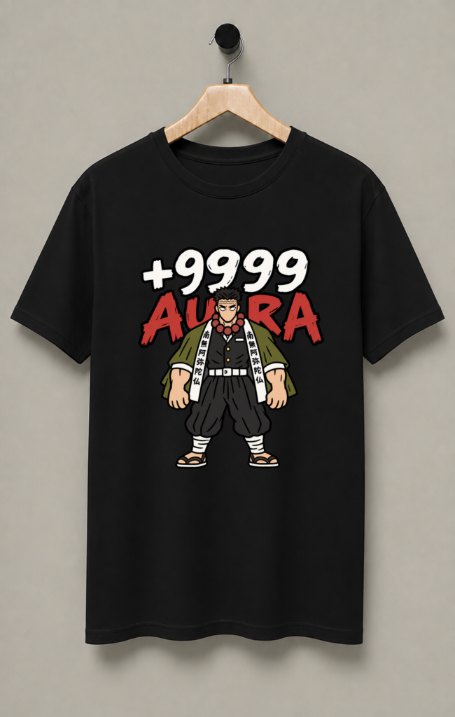 Gyomei Himejima Aura Farming T-Shirt