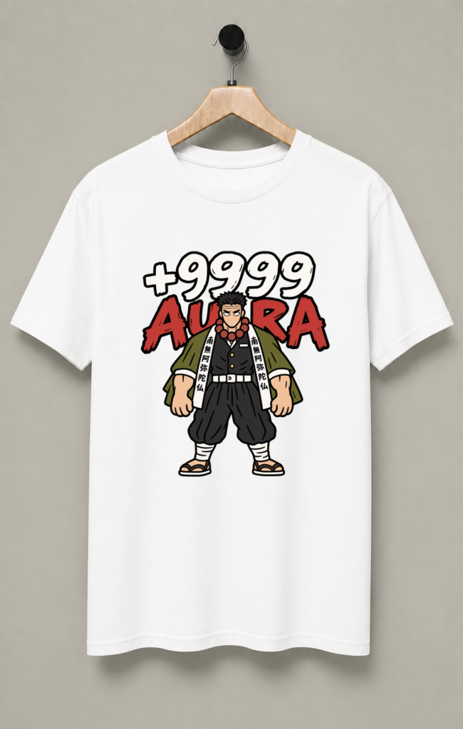 Gyomei Himejima Aura Farming T-Shirt