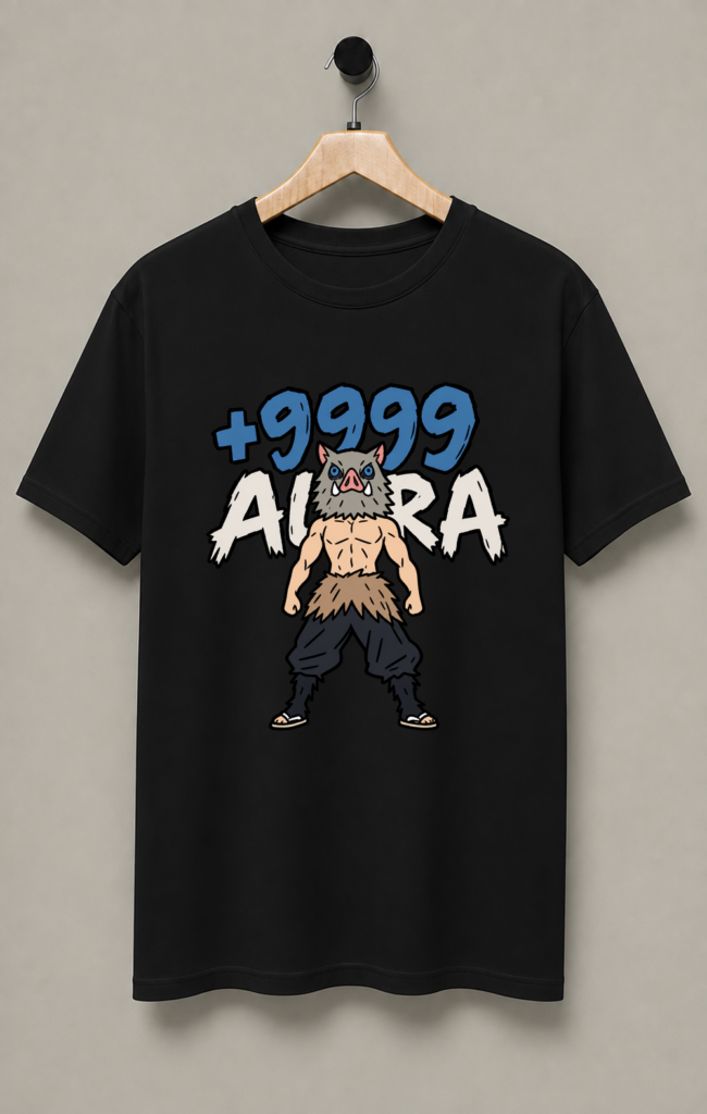 Inosuke Hashibira Aura Farming T-Shirt