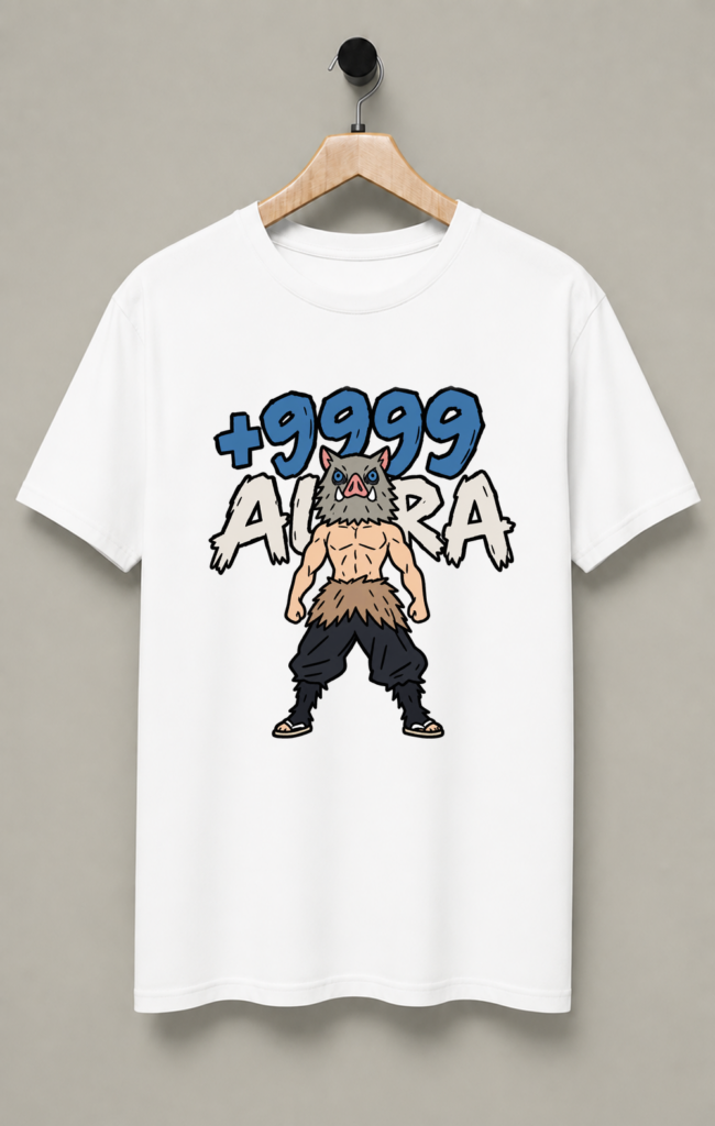 Inosuke Hashibira Aura Farming T-Shirt
