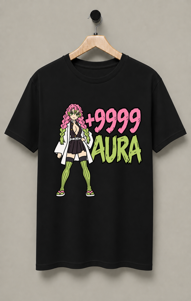 Mitsuri Kanroji Aura Farming T-Shirt