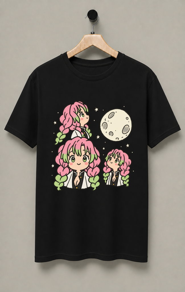Mitsuri Kanroji Three Wolf T-Shirt