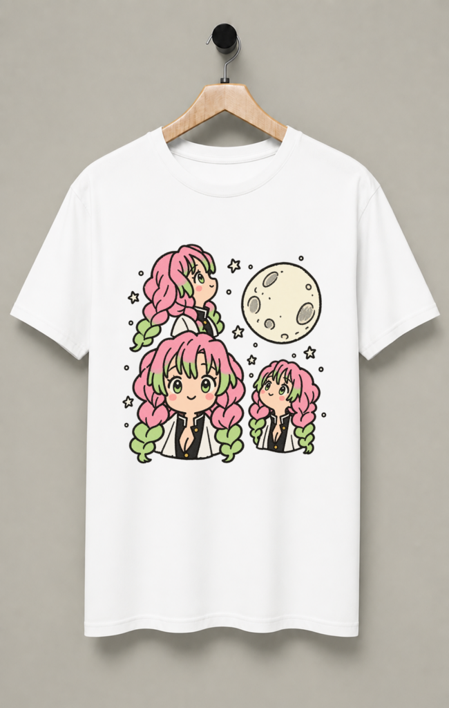 Mitsuri Kanroji Three Wolf T-Shirt