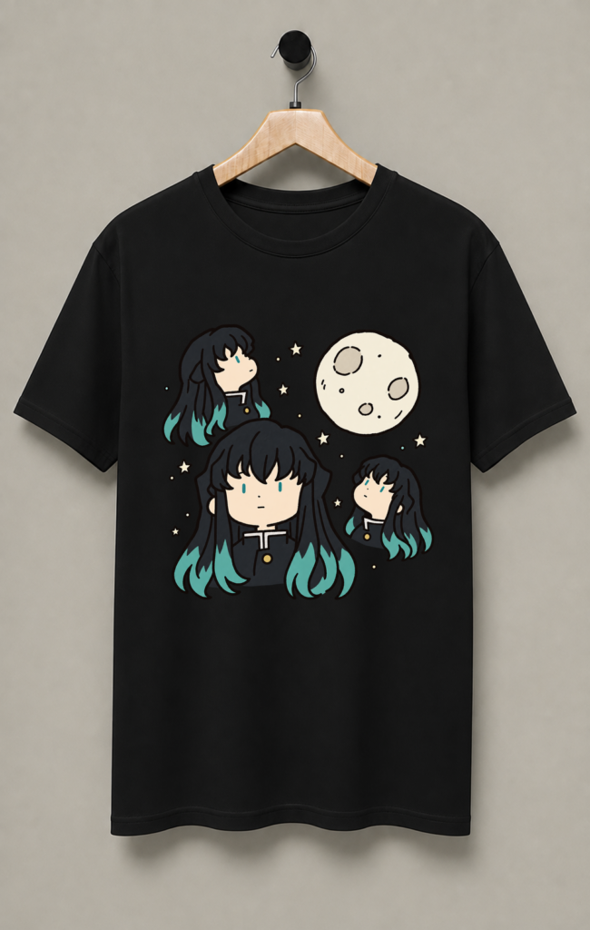 Muichiro Tokito Three Wolf T-Shirt