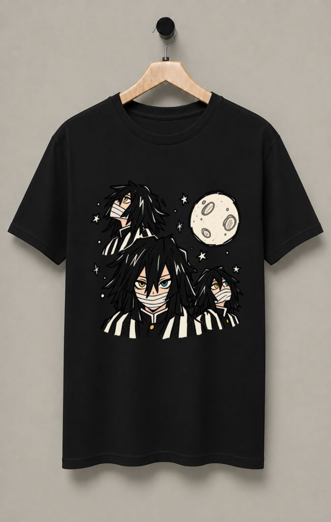 Obanai Iguro Three Wolf T-Shirt